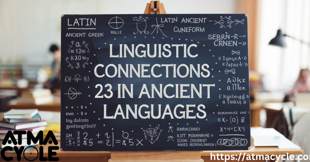 Linguistic Connections: 23 in Ancient Languages